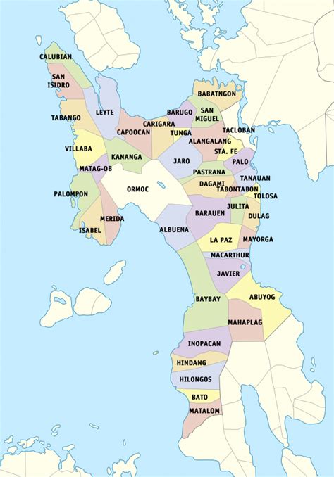 leyte municipalities